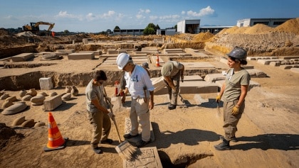 È riemersa una necropoli di 2500 anni fa sotto il Pastificio Garofalo di Gragnano