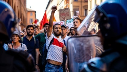 Scontri alla manifestazione dopo la morte di Fakir a Bologna: 12 indagati