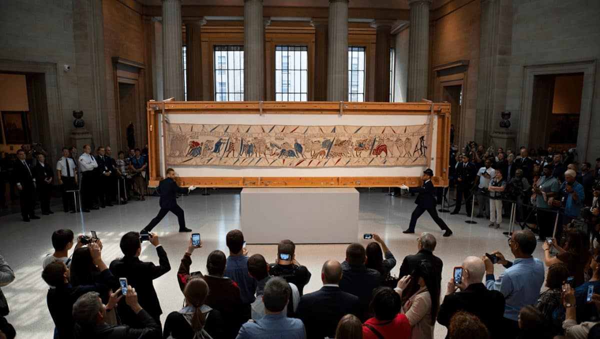 Dopo quasi mille anni, l’Arazzo di Bayeux lascia la Francia e arriva al British Museum