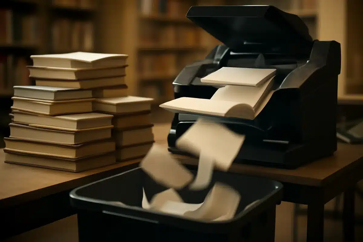Milioni di libri distrutti per addestrare l'IA