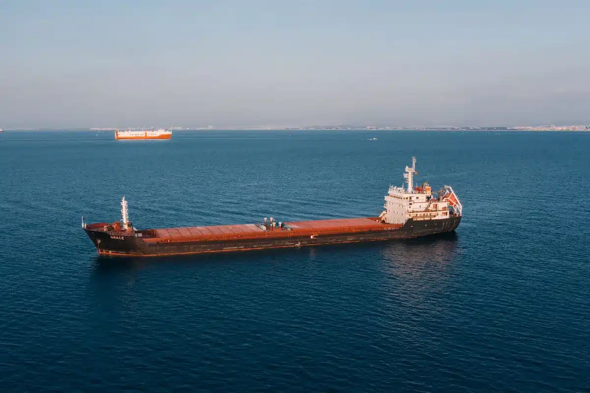 Rotte commerciali nel Mar Nero con traffico marittimo