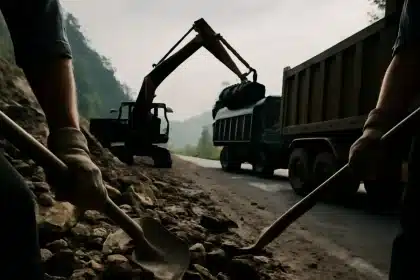 In Nepal le ruspe lavorano senza sosta per riaprire la strada cruciale ai soccorsi