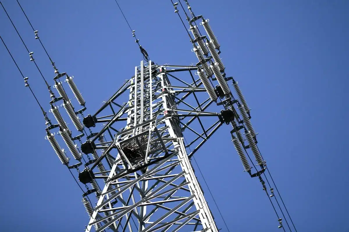 Tralicci della rete elettrica che simboleggiano il divario tra domanda e offerta
